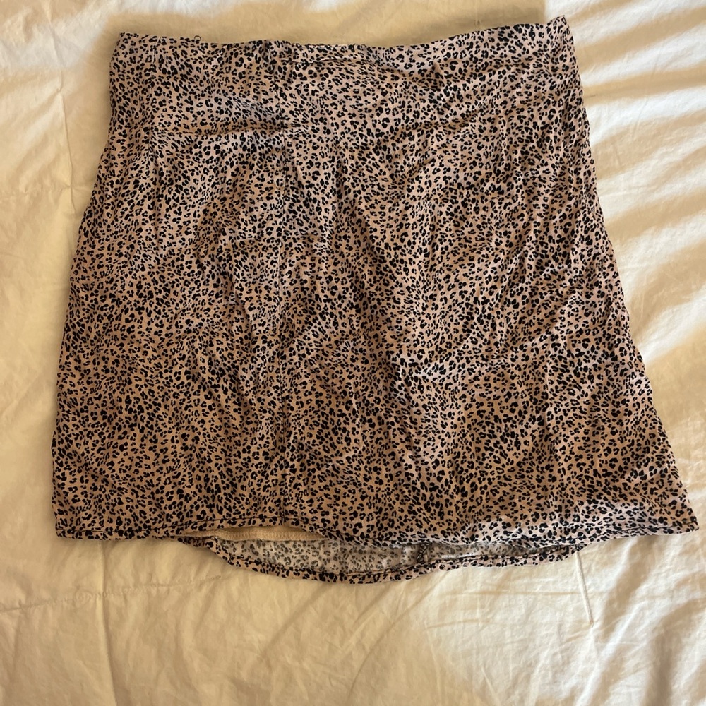 Leopard Print Women's Skirt